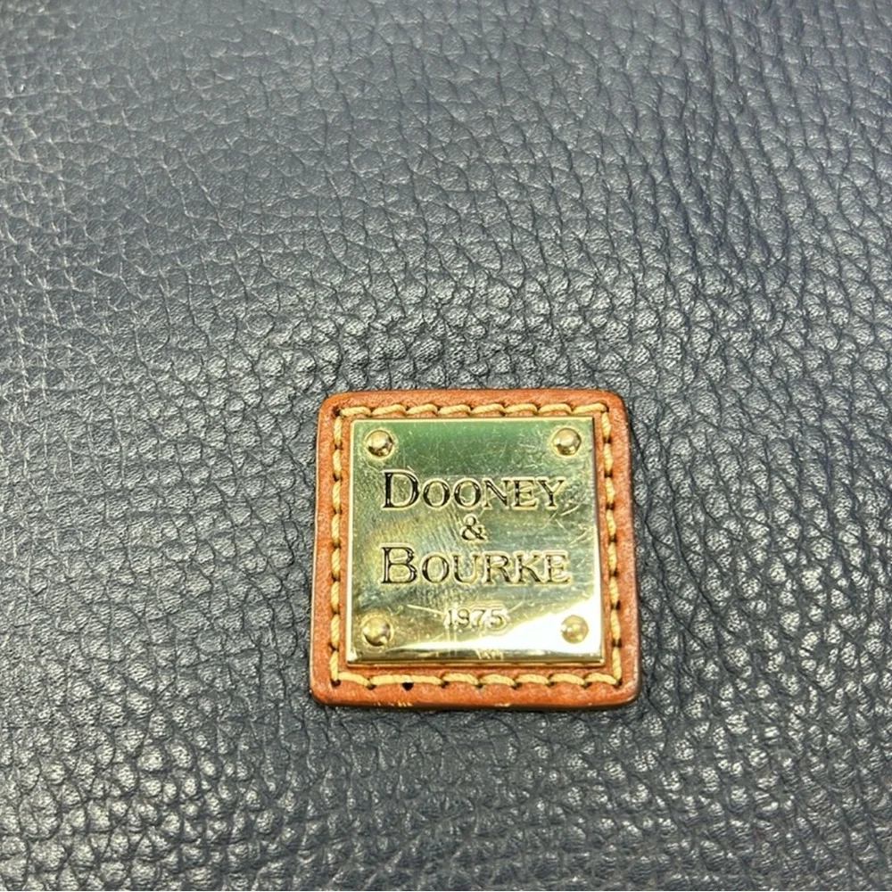 Dooney & Bourke Navy Dixon Hobo Pebble Leather Crossbody Bag! GUC!! - Picture 8 of 15